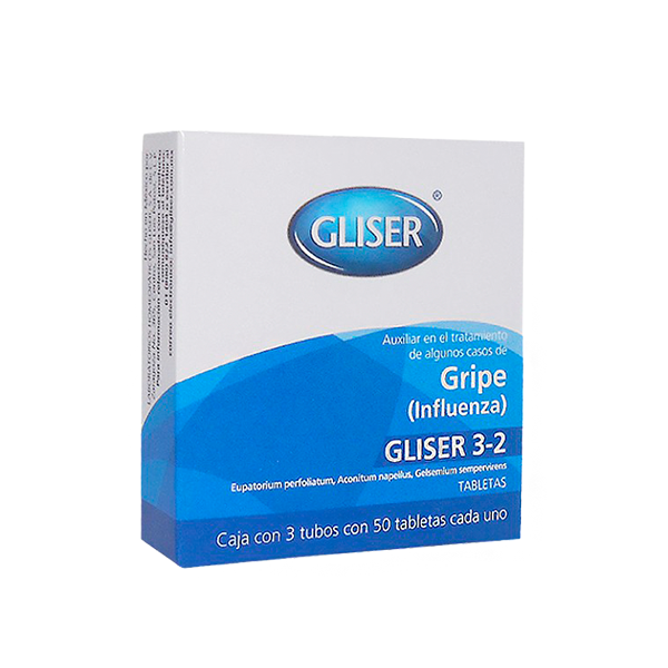 Gliser 3-2 Gripe (Influenza) 150 tabletas