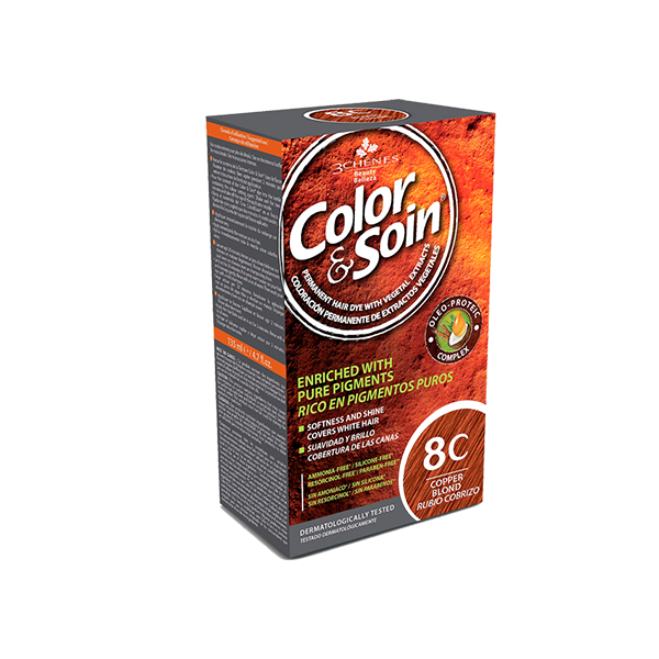 Tinte Color & Soin 8C Rubio Cobrizo