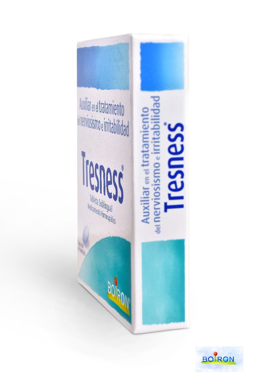 TRESNESS BOIRON CAJA C/60 TABS, Auxiliar en el tratamiento del nerviosismo e irritabilidad - Image 2